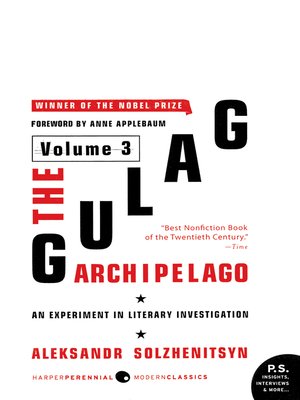 cover image of The Gulag Archipelago, Volume 3
